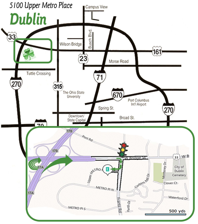 large size hotel location map
